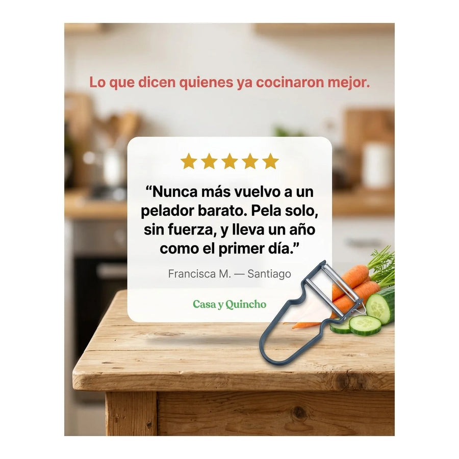 Pelador De Verduras Victorinox Premium Blueberry Acero Inox.