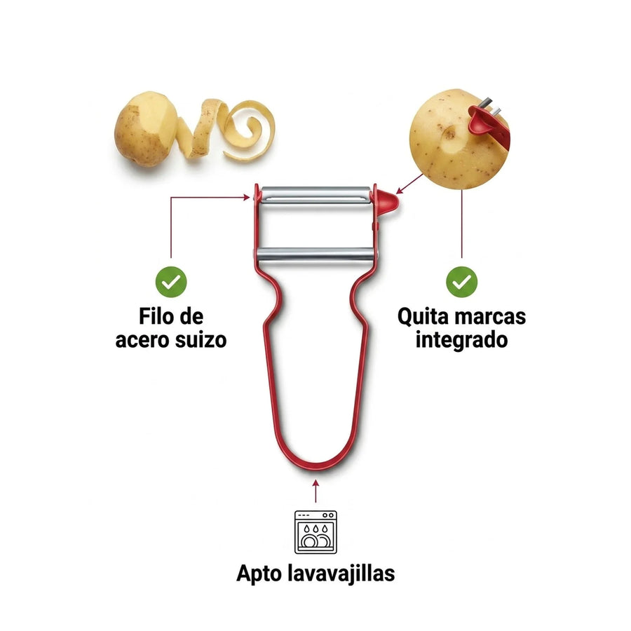 Pelador De Verduras Victorinox Rojo Premium Cocina 6.0900.1
