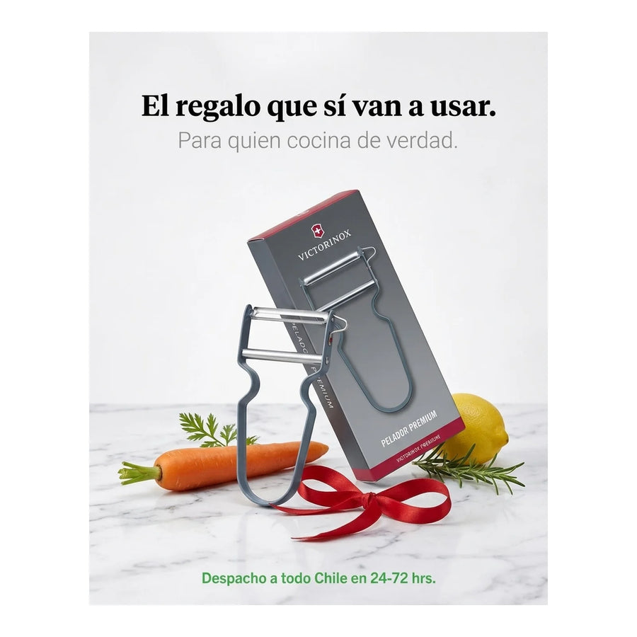 Pelador De Verduras Victorinox Premium Blueberry Acero Inox.