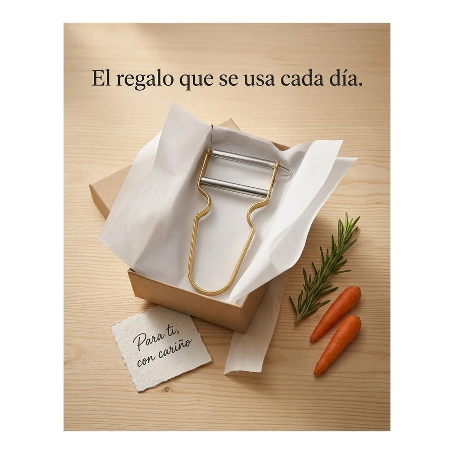 Pelador De Verduras Victorinox Premium Castaña Acero Inox.