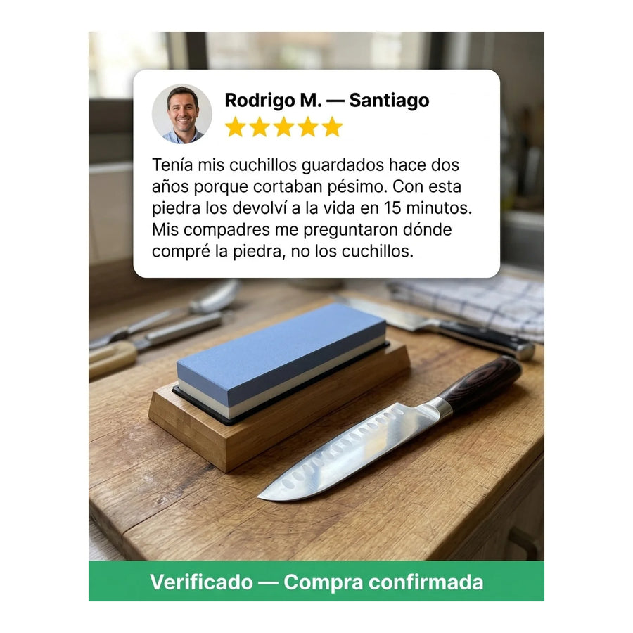 Piedra Afiladora Dos Lados Quincho BBQ