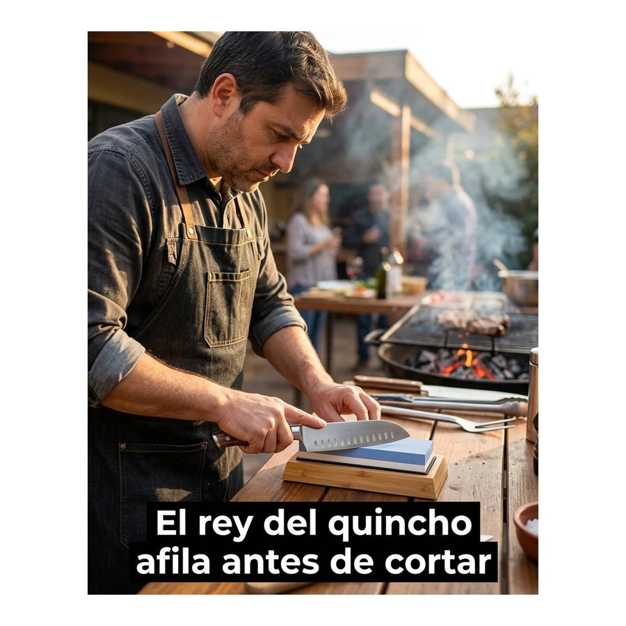 Piedra Afiladora Dos Lados Quincho BBQ