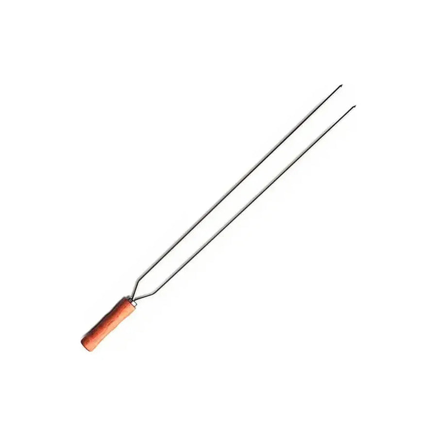 Pincho Anticucho Doble Acero Inoxidable 75cm Tramontina Asado