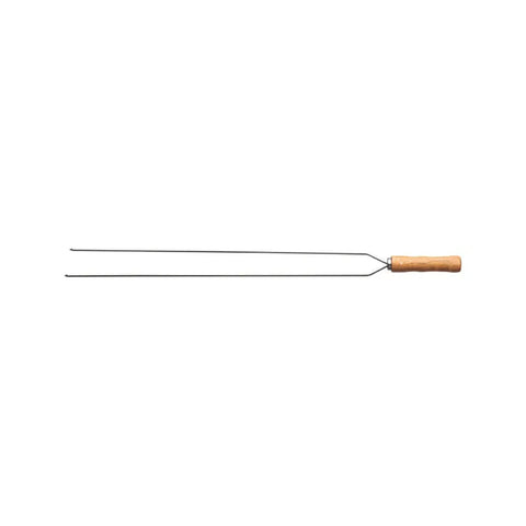 Pincho Anticucho Doble Acero Inoxidable 75cm Tramontina Asado