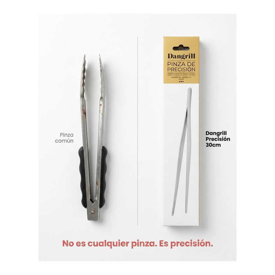 Pinza De Precisión Para Preparaciones Gourmet Cocina 30cm