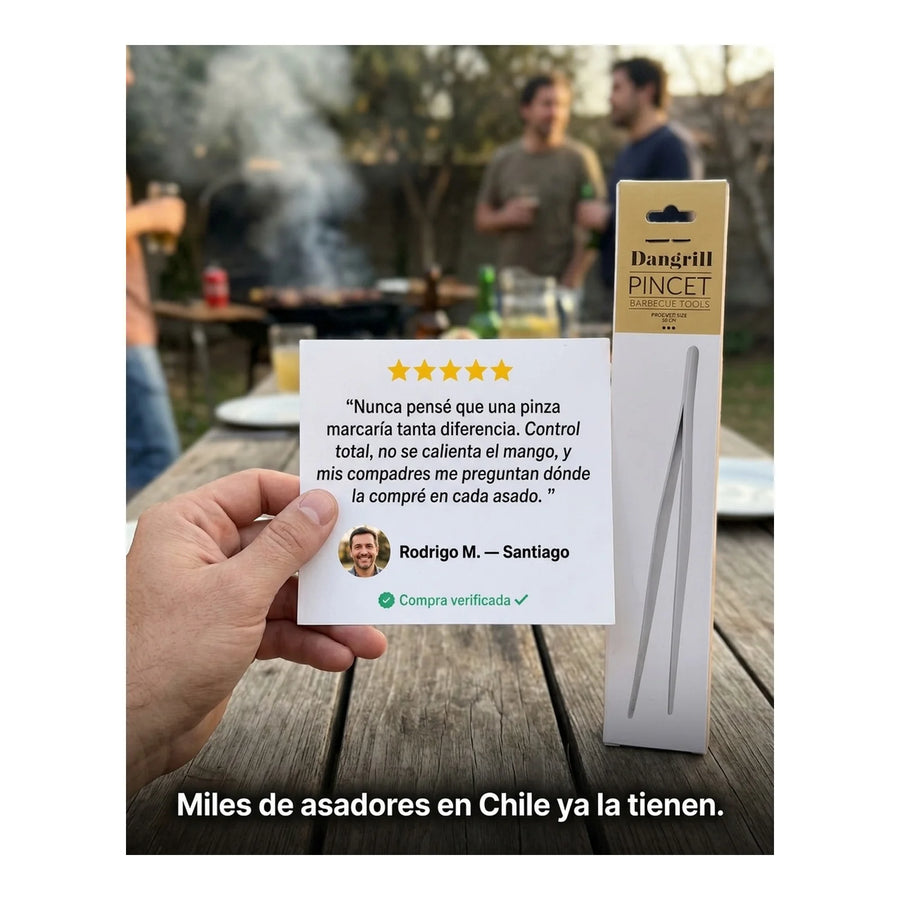Pinza De Precisión Para Preparaciones Gourmet Cocina 30cm