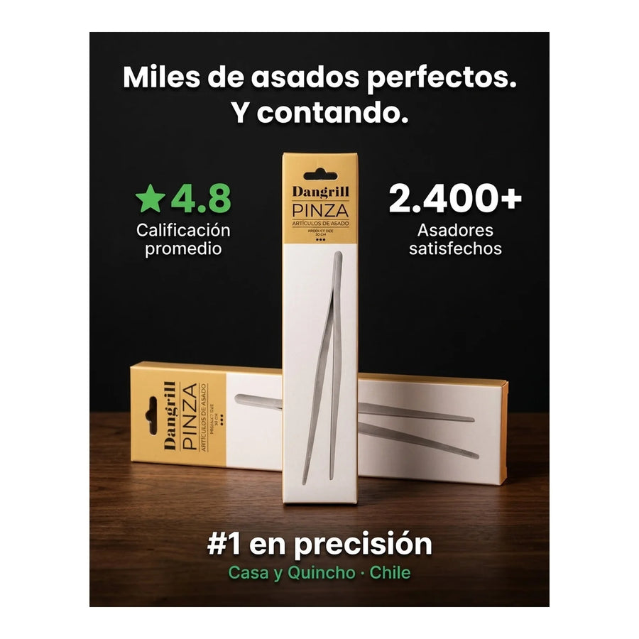 Pinza De Precisión Para Preparaciones Gourmet Cocina 30cm