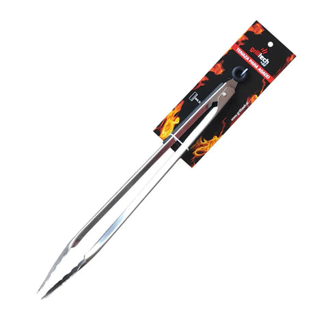 Pinza Grilltech 44.5cm Xl Parrilla Acero Inox Cocina Quincho