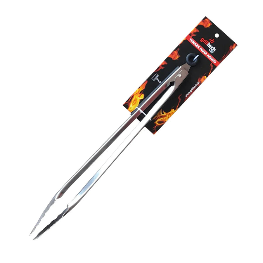 Pinza Grilltech 44.5cm Xl Parrilla Acero Inox Cocina Quincho