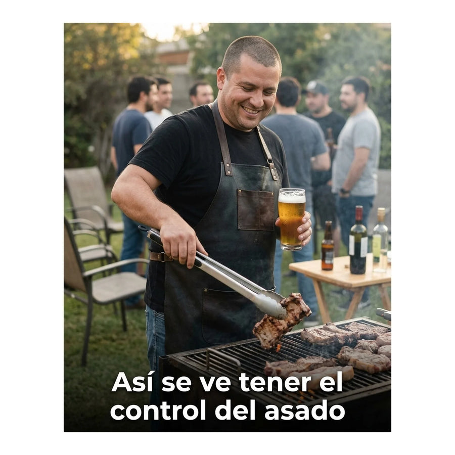 Pinza Tenaza 40cms Brooklyn Asado Parrilla Cocina