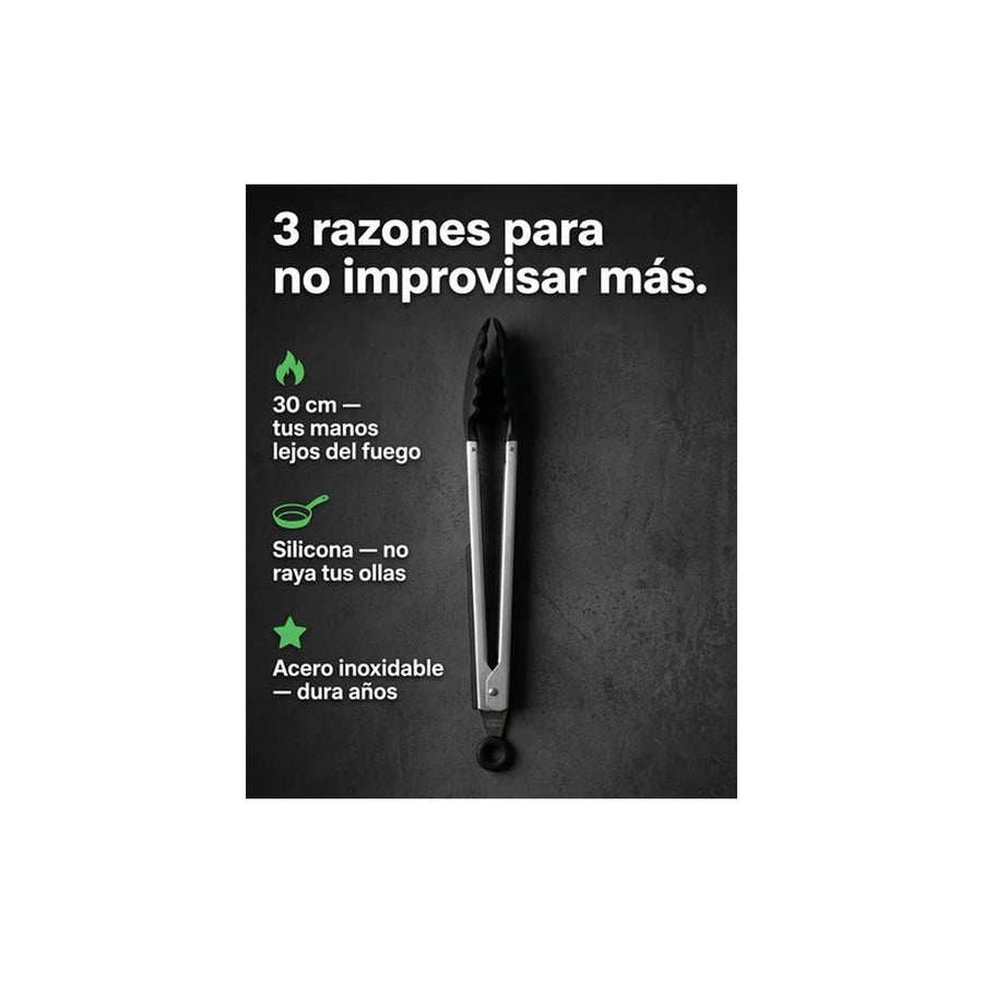 Pinzas Tenazas 30 Cm Cocina Multiuso