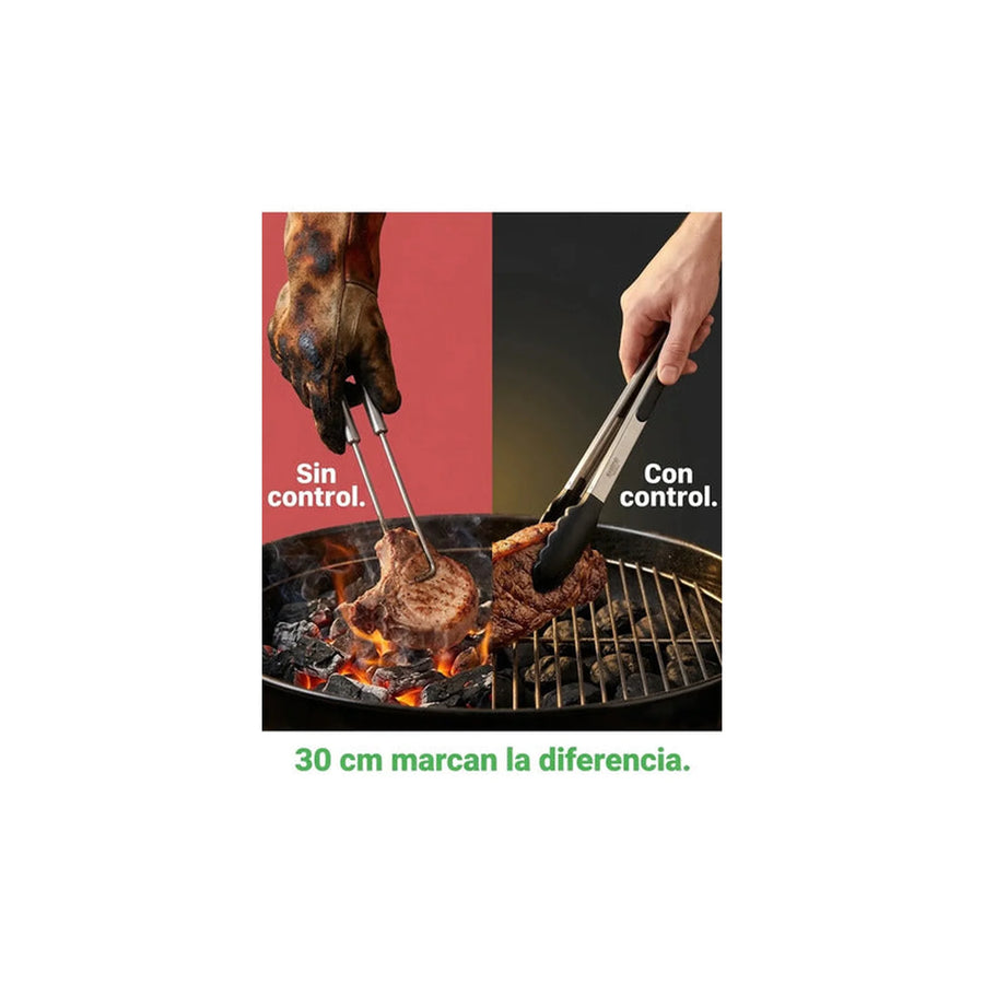 Pinzas Tenazas 30 Cm Cocina Multiuso