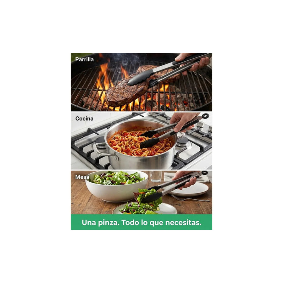 Pinzas Tenazas 30 Cm Cocina Multiuso