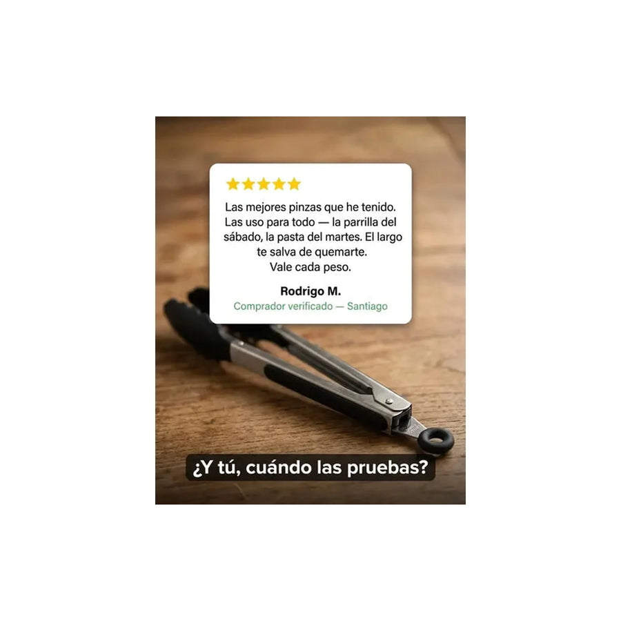 Pinzas Tenazas 30 Cm Cocina Multiuso