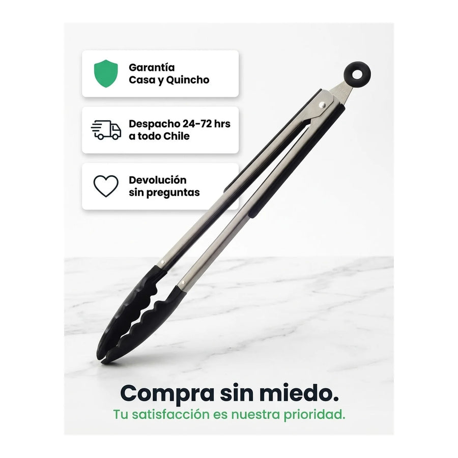 Pinzas Tenazas 30 Cm Cocina Multiuso
