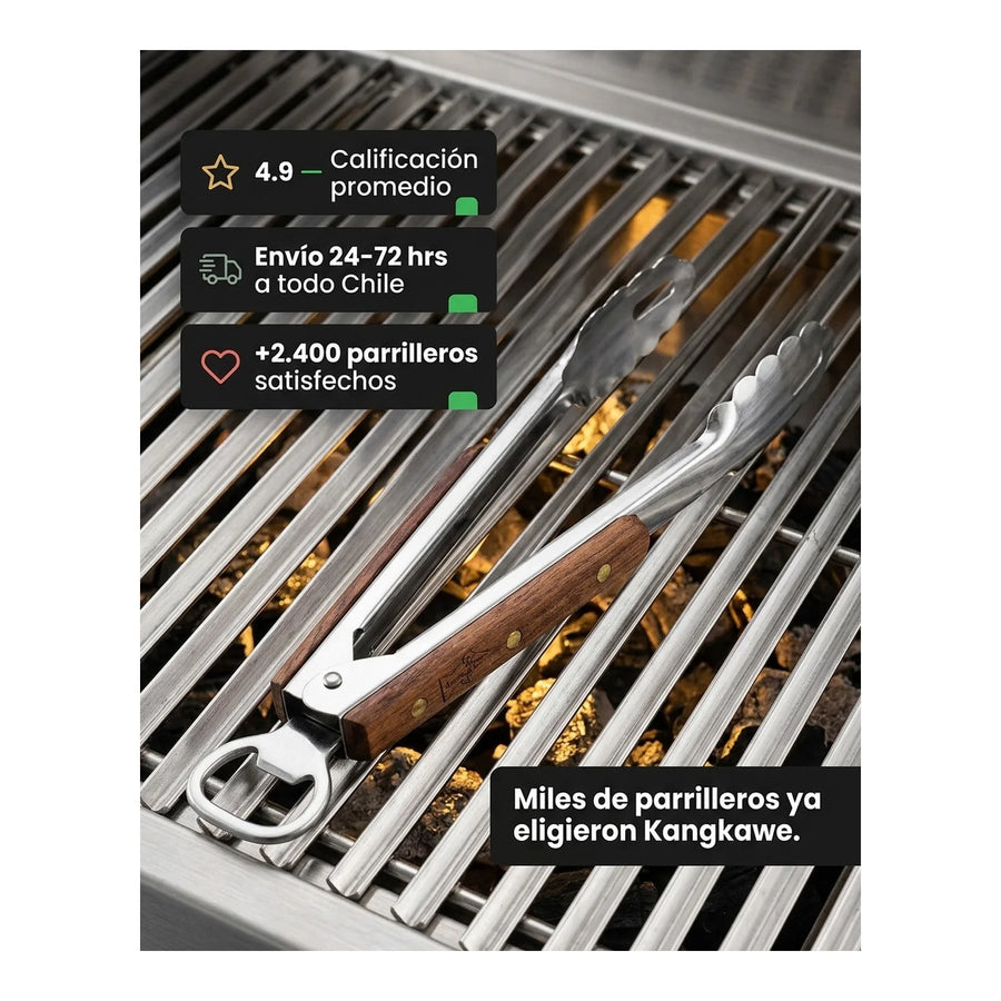 Pinzas Tenazas Premium Inoxidable + Destapador Kangkawe