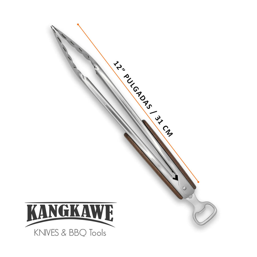 Medidas y dimensiones de la tenaza parrillera XL Kangkawe