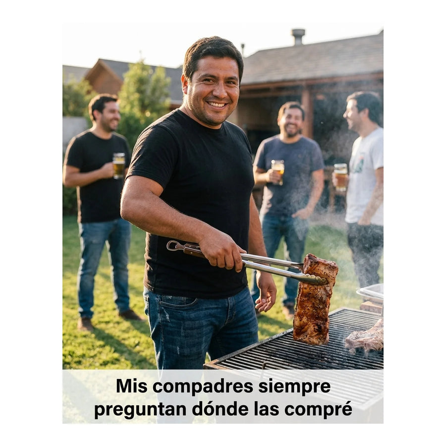 Pinzas Tenazas X L  Premium Inoxidable + Destapador Kangkawe