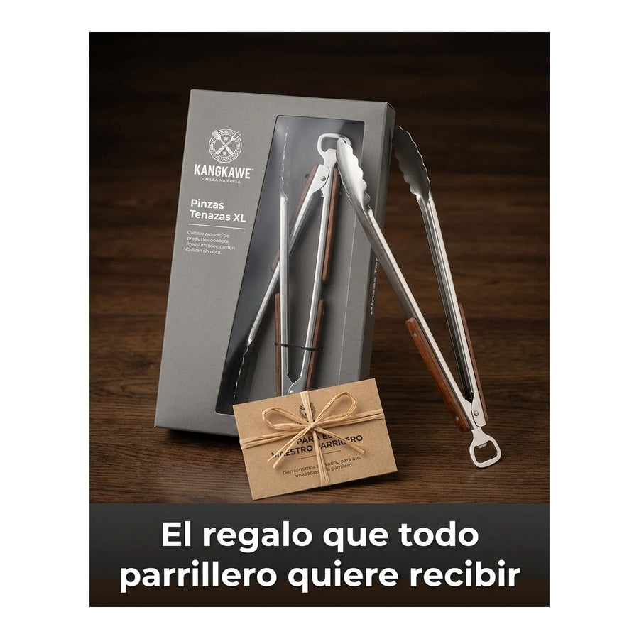 Pinzas Tenazas X L  Premium Inoxidable + Destapador Kangkawe