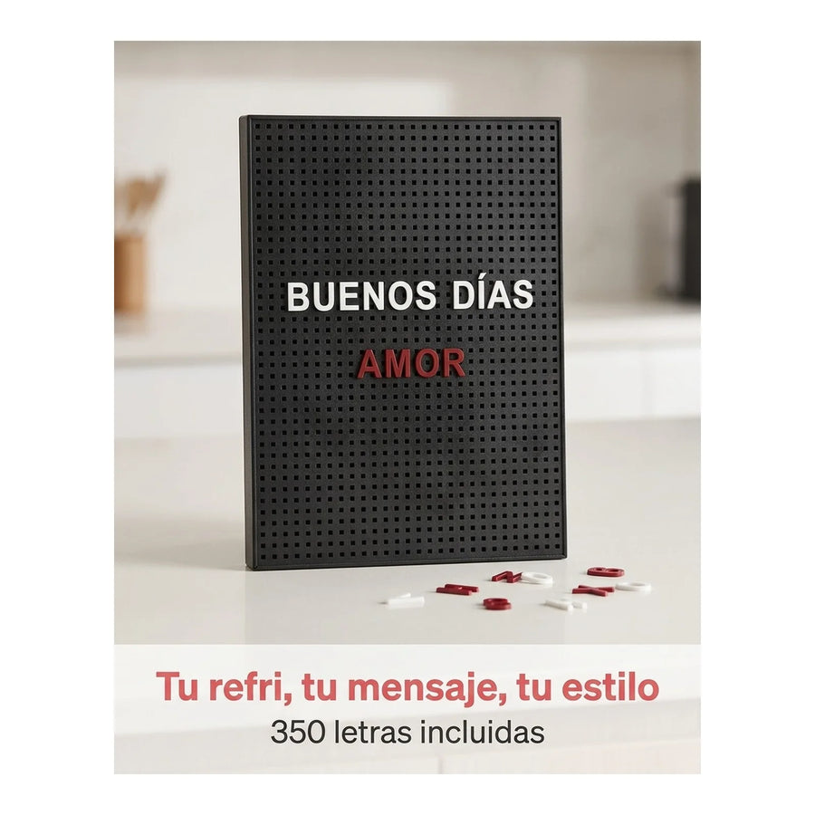 Pizarra Magnética Moderna Refrigerador Con Letras
