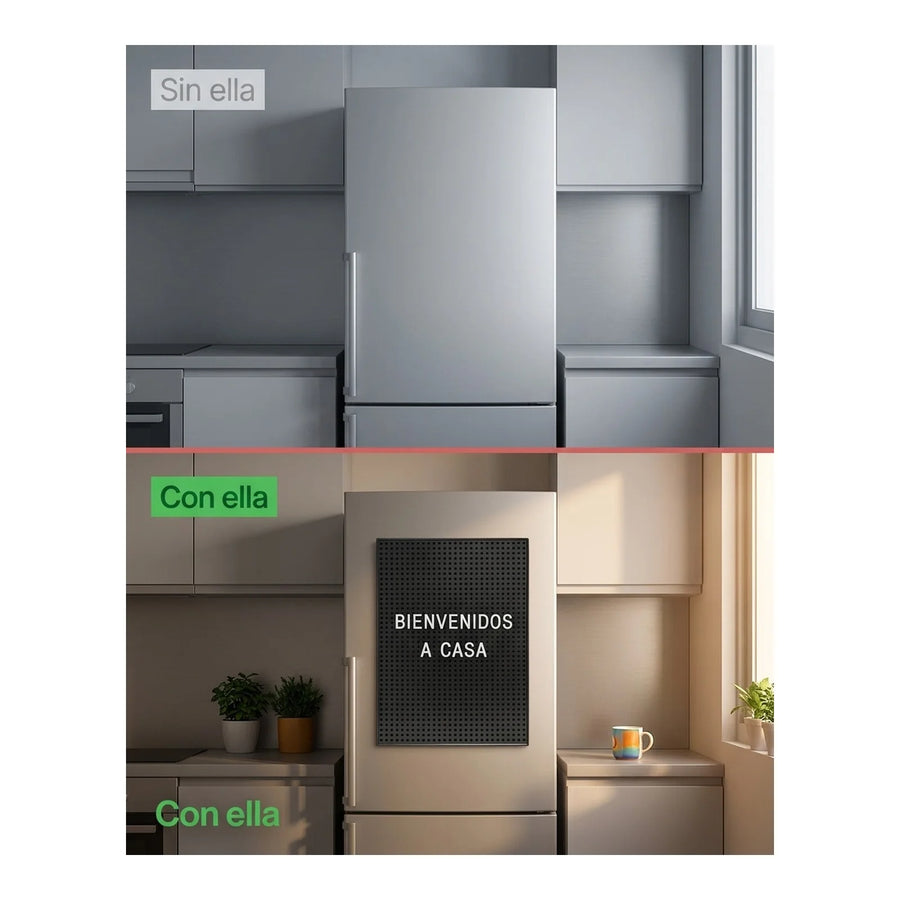 Pizarra Magnética Moderna Refrigerador Con Letras