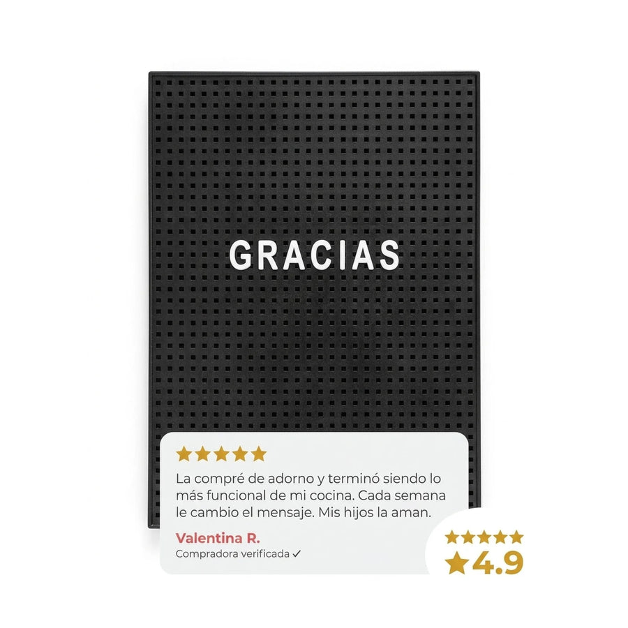 Pizarra Magnética Moderna Refrigerador Con Letras