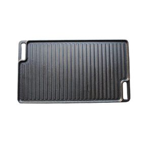 Plancha Churrasquera Reversible 46x26cm Hierro Fundido