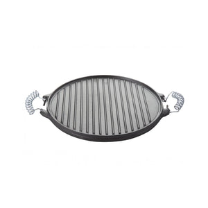 Plancha Churrasquera Reversible Fierro Fundido 25cm Cocina