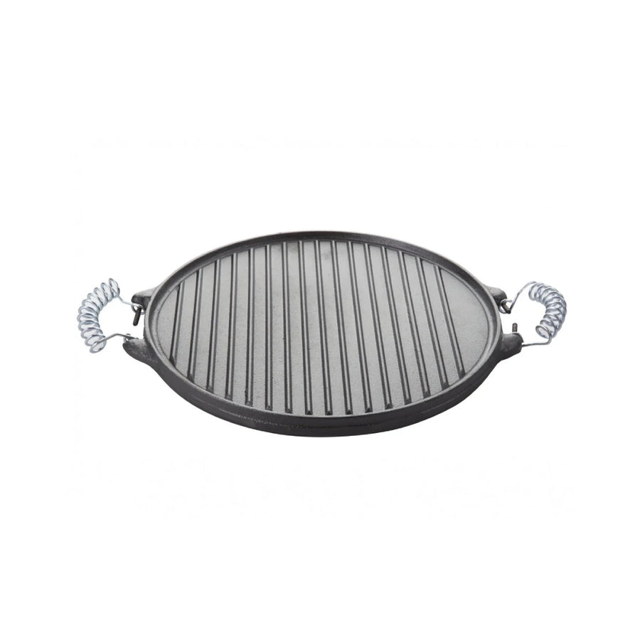 Plancha Churrasquera Reversible 31cm Hierro Fundido Cocina
