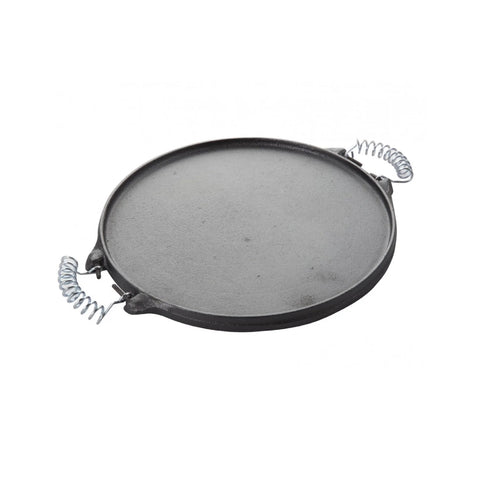 Plancha Churrasquera Reversible 31cm Hierro Fundido Cocina (foto 2)
