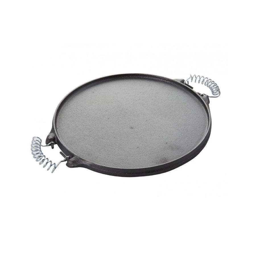 Plancha Churrasquera Reversible Fierro Fundido 25cm Cocina (foto 2)
