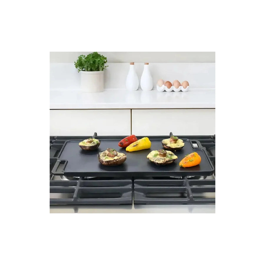 Plancha Churrasquera Reversible 46x26cm Hierro Fundido