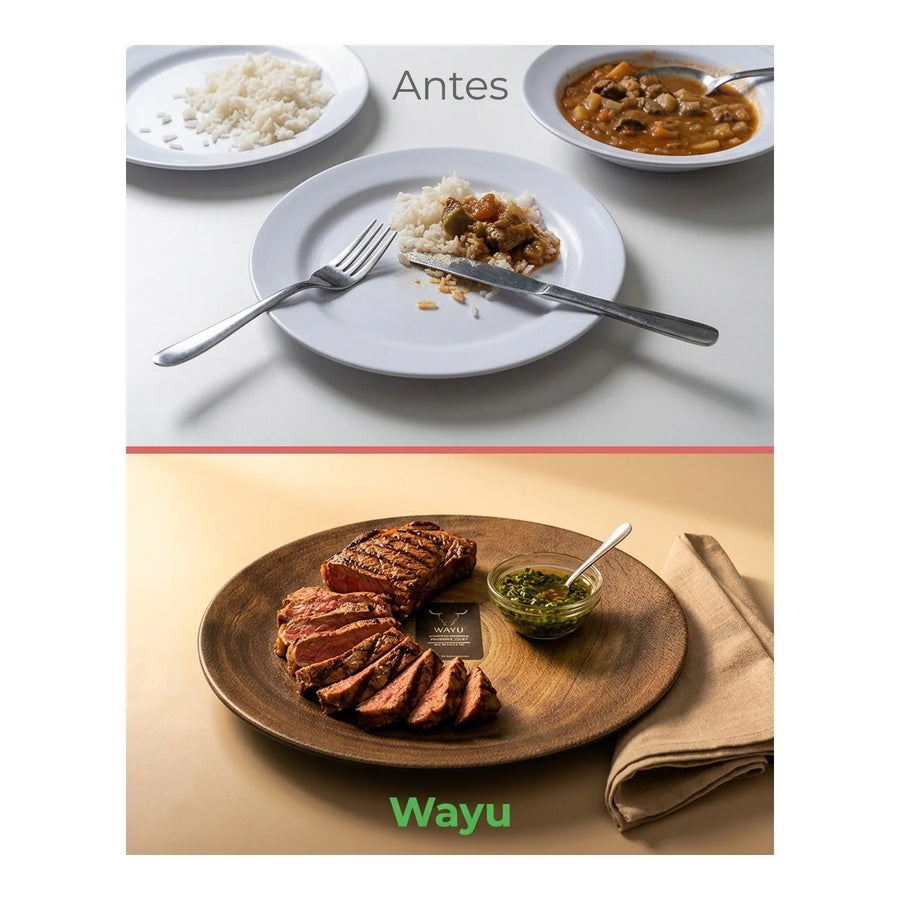 Plato Wayu Bamboo Mediano 8
