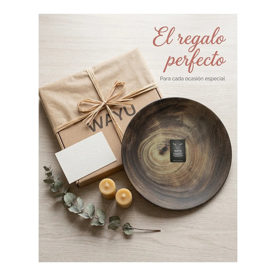 Plato Wayu Bamboo Mediano 8