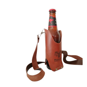 Porta Cerveza Manos Libres Parrillero + Grabado Láser