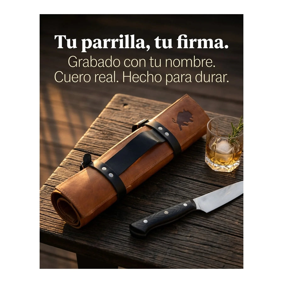 Porta cuchillos de 3 accesorios + Grabado Personalizado