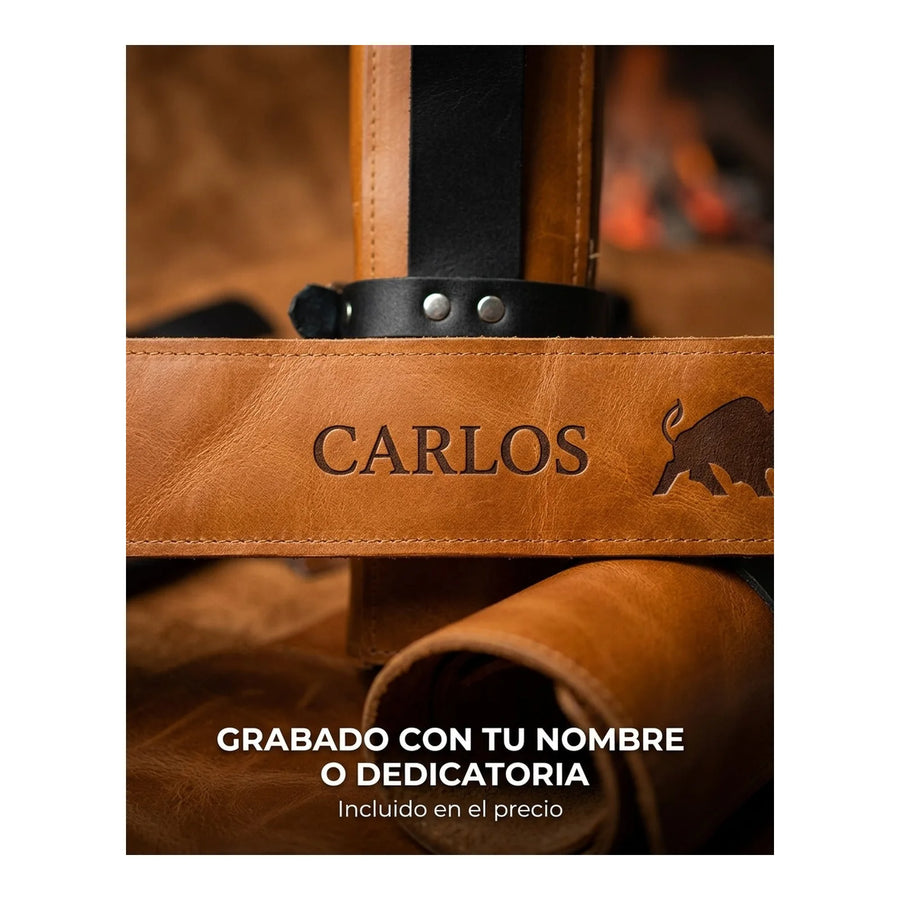 Porta cuchillos de 3 accesorios + Grabado Personalizado