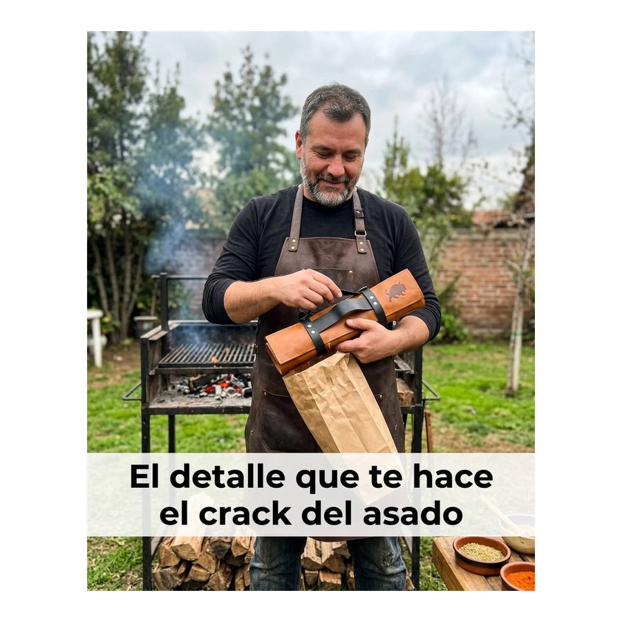 Porta cuchillos de 3 accesorios + Grabado Personalizado