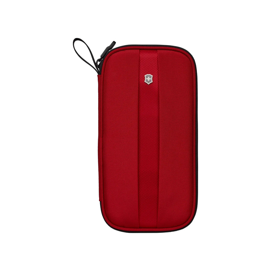 Porta Documentos de Viaje Victorinox con Bloqueo Rfid Color Rojo 610598