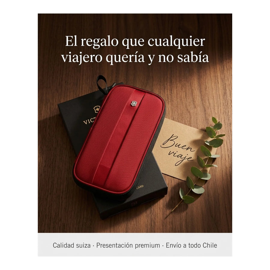 Porta Documentos de Viaje Victorinox con Bloqueo Rfid Color Rojo 610598