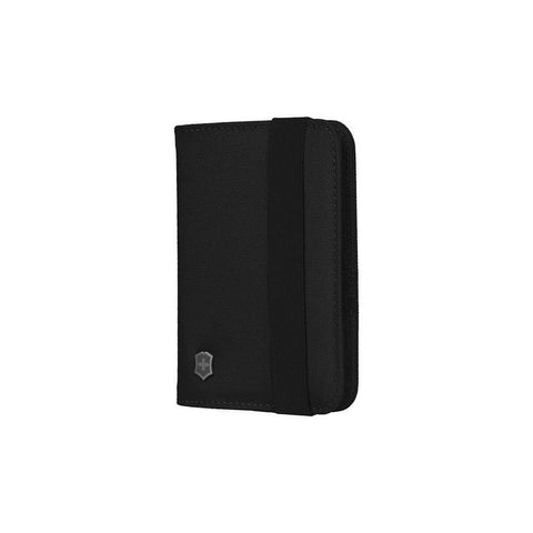 Porta Pasaporte Victorinox Rfid Negro Tarjetas Organizador