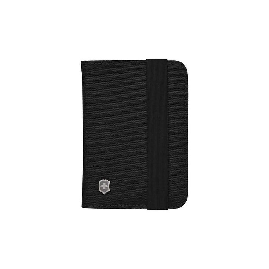 Porta Pasaporte Victorinox Rfid Negro Tarjetas Organizador