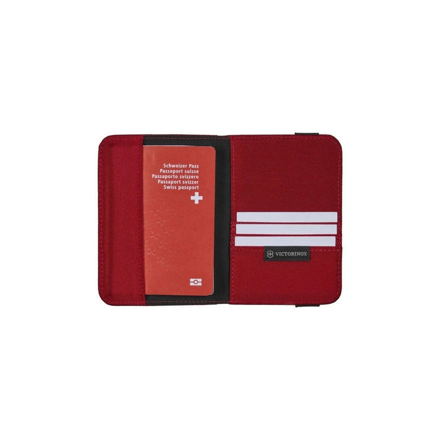 Porta Pasaporte Victorinox Rfid Negro Tarjetas Organizador