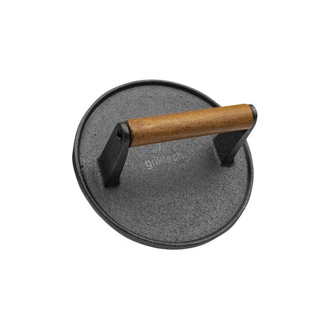 Prensa Para Carnes Hierro Fundido Grilltech Smasher Bbbq