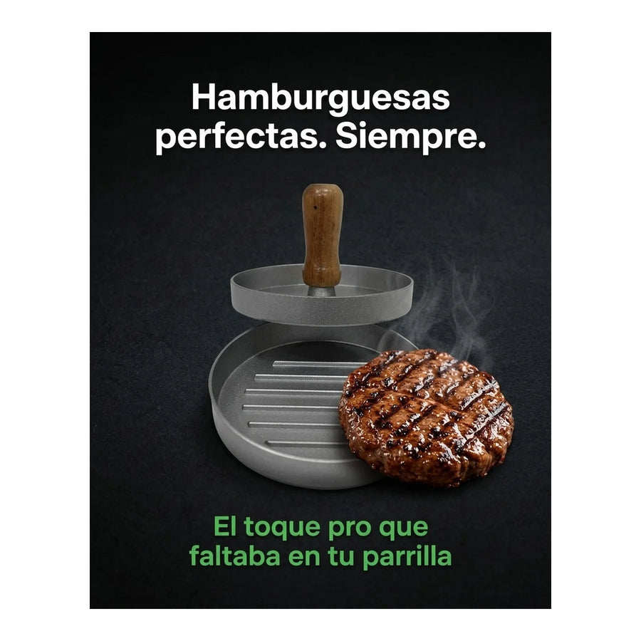 Prensa Para Hamburguesas Wayu Bbq Asado Cocina Parrilla