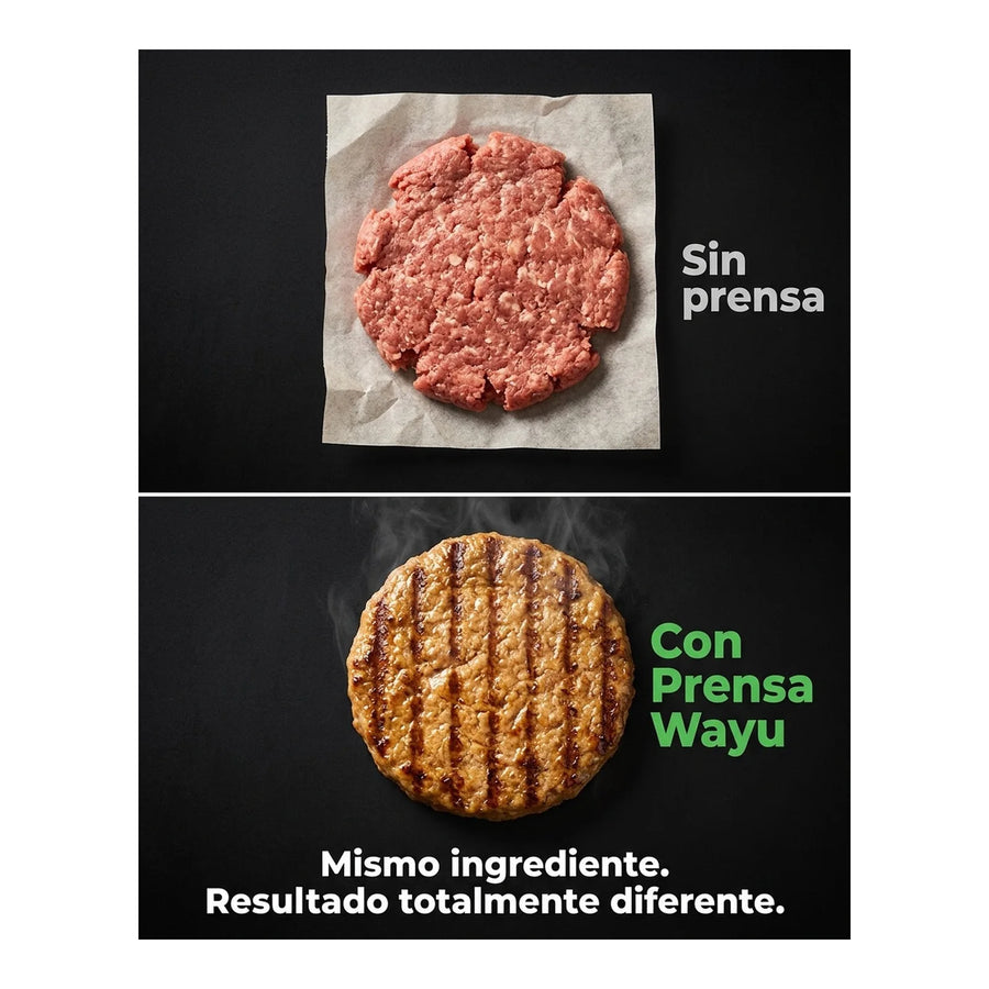 Prensa Para Hamburguesas Wayu Bbq Asado Cocina Parrilla