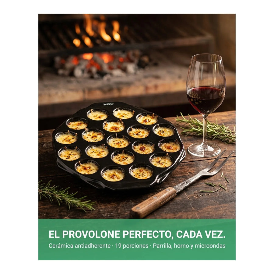 Provoletera Provolonera 19 Cavidades Cerámica Wayu Asado
