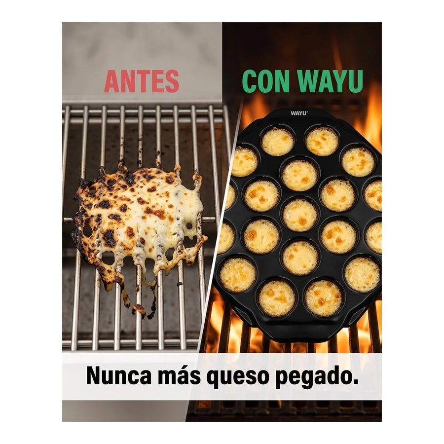 Provoletera Provolonera 19 Cavidades Cerámica Wayu Asado
