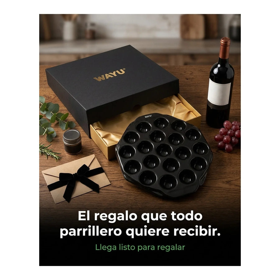 Provoletera Provolonera 19 Cavidades Cerámica Wayu Asado