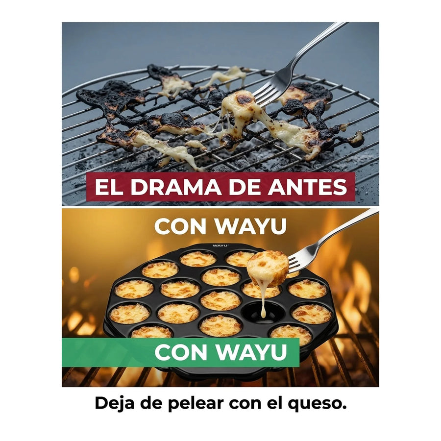 Provoletera Provolonera 19 Cavidades Cerámica Wayu Asado